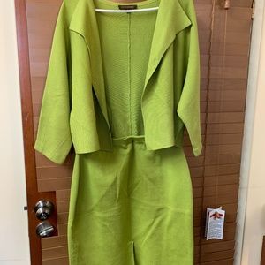 High End Adrienne Vittadini Wool Skirt Suit
